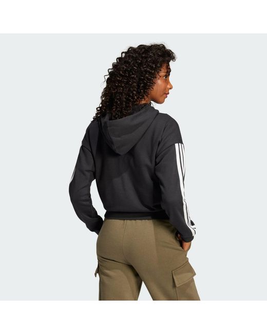 Adidas Multicolor Essentials 3-Stripes French Terry Full-Zip Hoodie