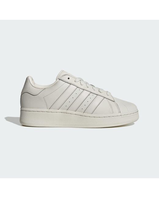 Adidas White Superstar Xlg Shoes for men