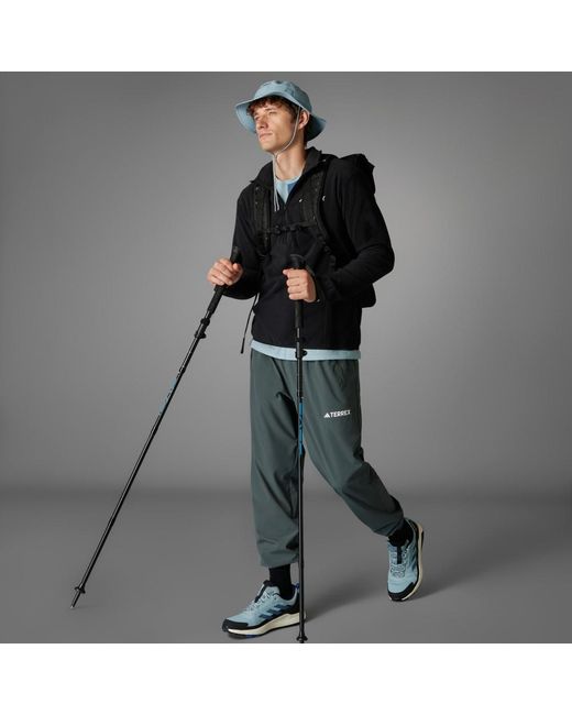 Adidas Black Multi Essentials 1/2 Zip Fleece Jacket for men