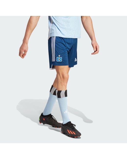 Adidas Blue Hamburger Sv 23/24 Away Shorts for men