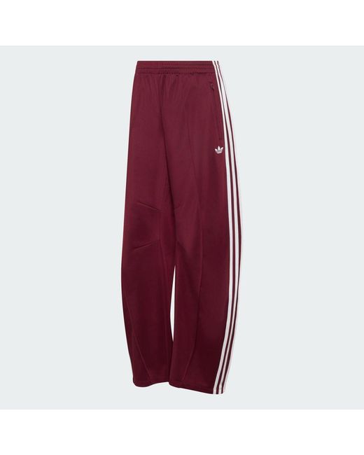 Adidas Red Firebird Barrel Tracksuit Bottoms