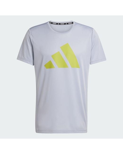 Adidas Gray Run It T-Shirt for men