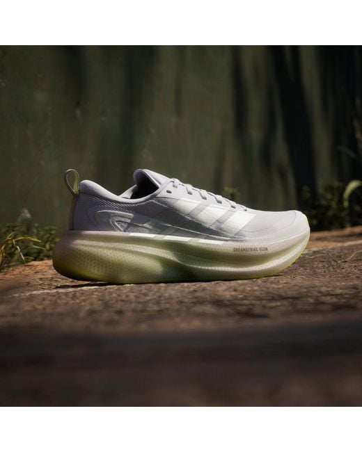 Adidas White Supernova Glide Running Shoes