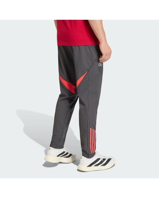 Adidas Gray Liverpool Fc Tiro 25 Competition Presentation Tracksuit Bottoms for men