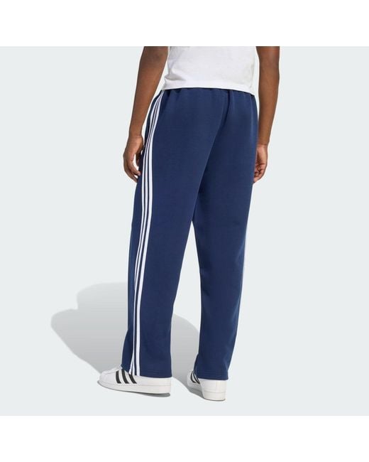 Adidas Blue Adicolor Spacer Baggy Track Tracksuit Bottoms for men
