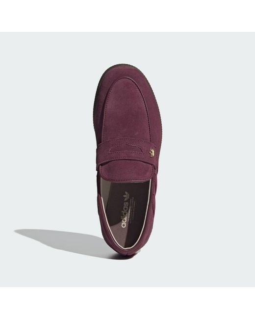 Adidas Purple Handball Spezial Loafer Shoes