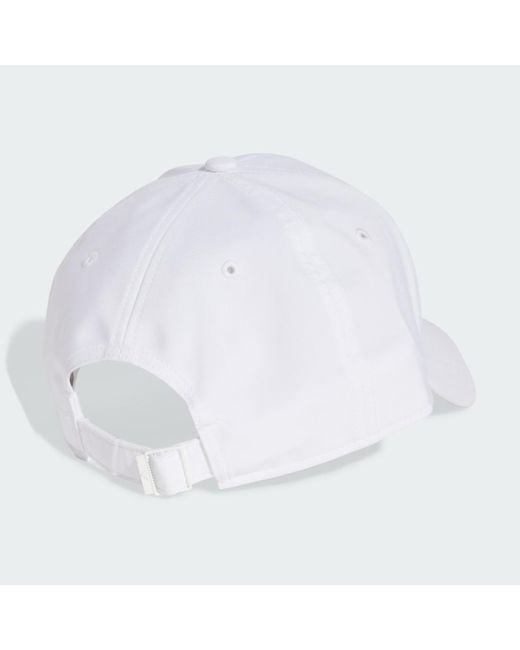 Adidas White Lightweight Baseball Cap
