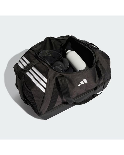 Adidas Black Tiro Duffle Bag Medium With Bottom Compartment