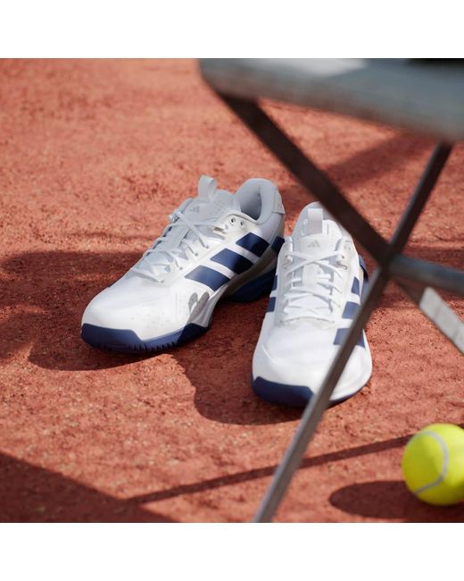 Adidas Blue Adizero Ubersonic 5 Tennis Shoes for men