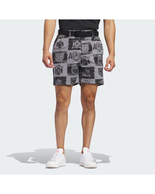 Adidas Blue Go-to Printed Shorts for men