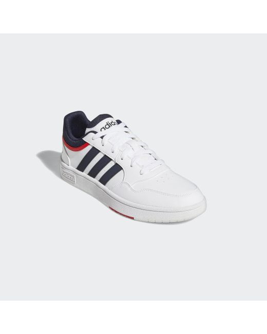 Adidas Blue Hoops 3.0 Low Classic Vintage Shoes for men