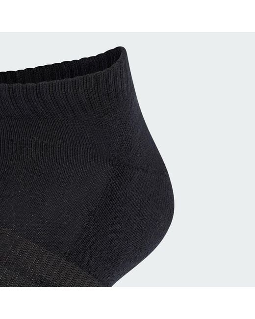 Adidas Black Cushioned Essentials Low Cut Socks 3 Pair Pack