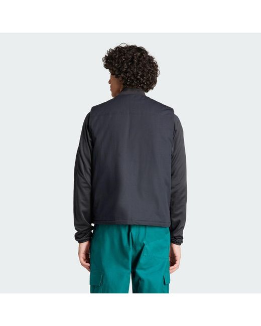 Adidas Blue Premium Essentials+ Vest for men