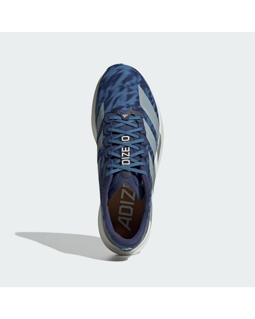Adidas Blue Adizero Evo Sl Shoes for men
