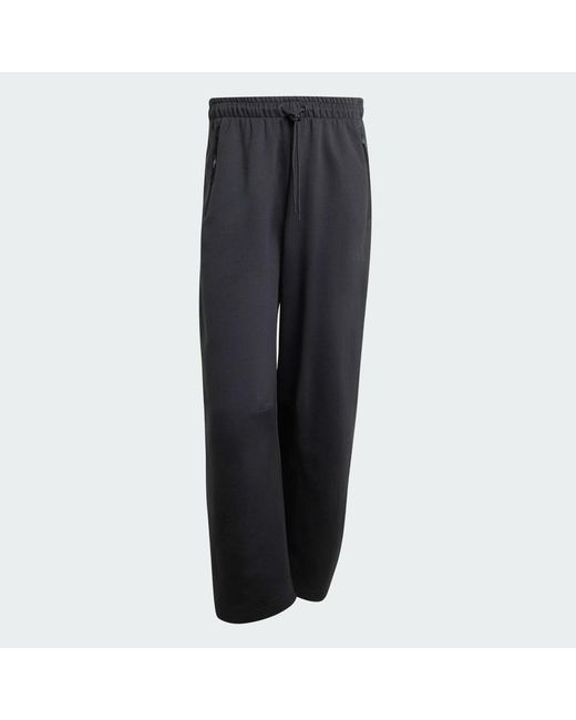 Adidas Black Z.N.E. Open Hem Pant for men