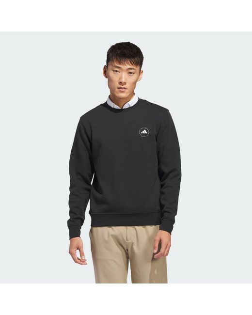 Adidas Black Crewneck Sweatshirt for men