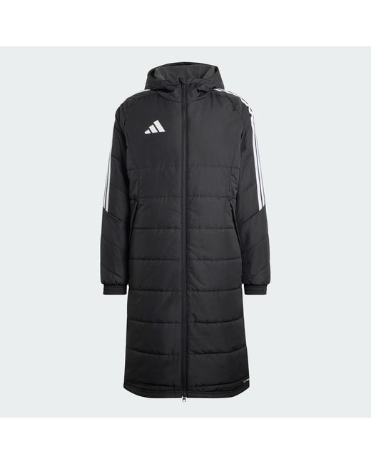 Adidas Black Tiro26 Long Coat for men