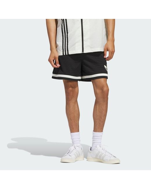 Adidas White Originals Basketball Shorts
