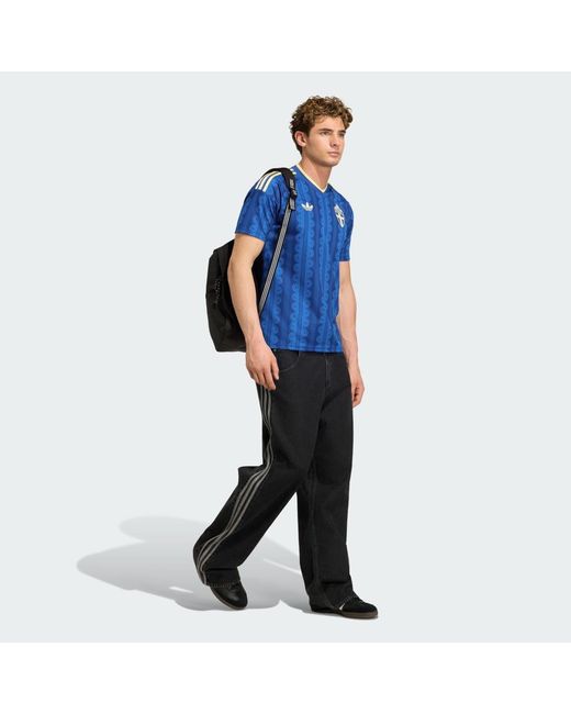 Adidas Blue Sweden 26 Away Jersey for men