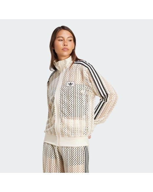 Adidas Metallic Originals Summer Glow Firebird Track Top