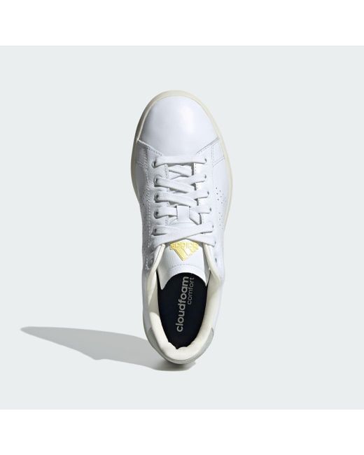 Adidas White Advantage Premium Shoes