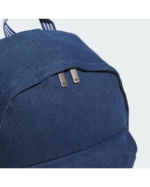 Adidas Blue Adicolor Classic Backpack Denim