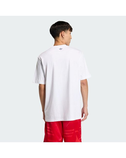 Adidas White Gfx T-Shirt for men