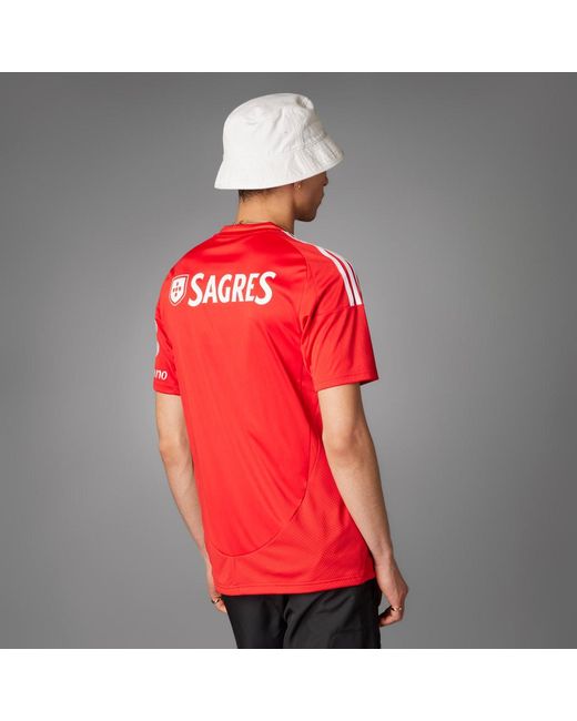 Adidas Red Benfica 24/25 Home Jersey for men