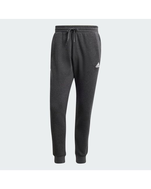 Adidas Gray Seasonal Essentials Mélange Pant for men