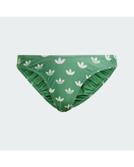 Adidas Green Monogram Bikini Bottoms