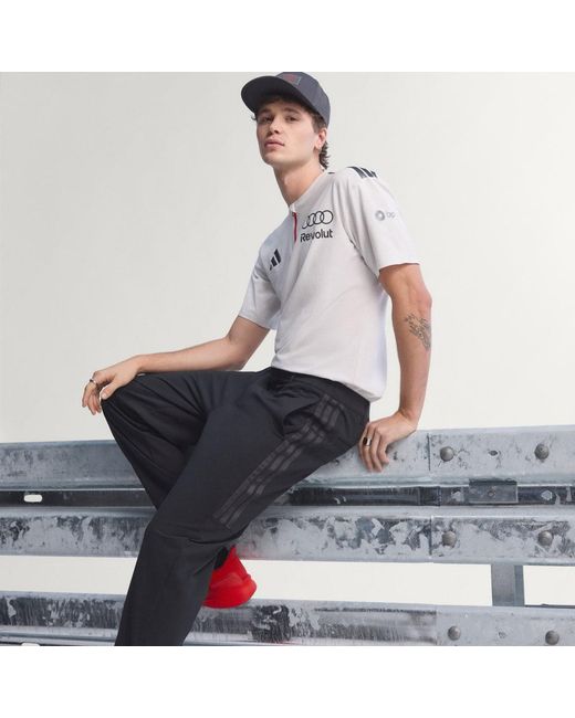 Adidas Gray Audi Revolut F1 Team Engineers &Amp; Marketing Joggers for men