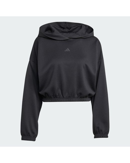 Adidas Black Yoga Cover-Up