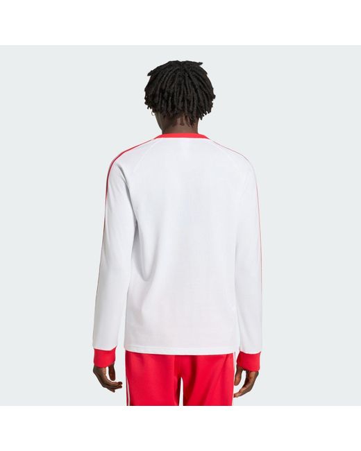 Adidas Red Liverpool Fc Originals Long Sleeve T-Shirt for men
