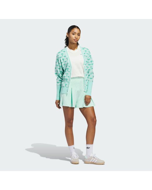 Adidas Green Originals All Over Cardigan
