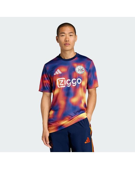 Adidas Blue Ajax Amsterdam X Id&Amp;T Jersey for men