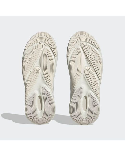 Adidas White Ozelia Shoes for men