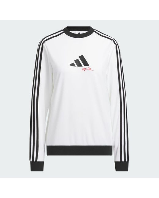 Adidas White X Jay3Lle Long Sleeve Crew Sweatshirt