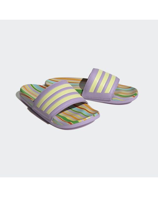 Adidas Purple Adilette Comfort Sandals
