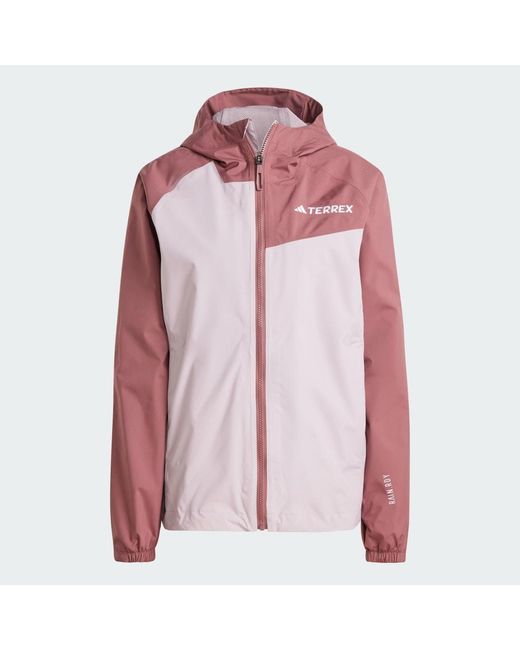 Adidas Red Terrex Multi 2L Rain.Rdy Jacket