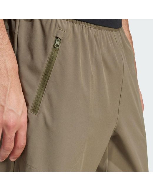 Adidas Natural Multi Essentials Stretch Joggers for men