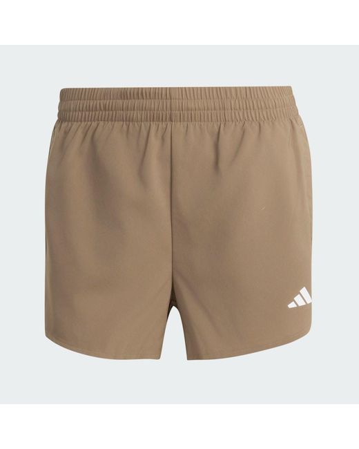 Adidas Brown Workout Essentials 2In1 Shorts