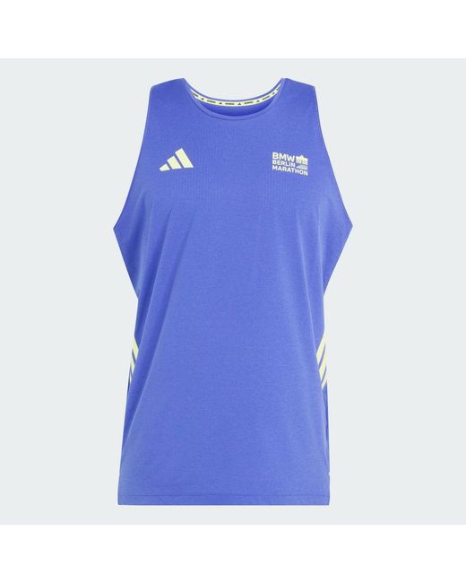 Adidas Blue Bmw Berlin-Marathon 2026 Tank Top for men
