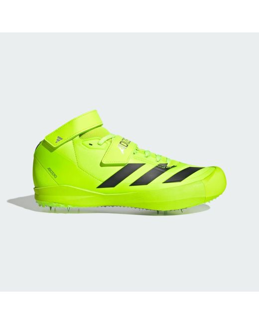Adidas Yellow Adizero Javelin Running Shoes