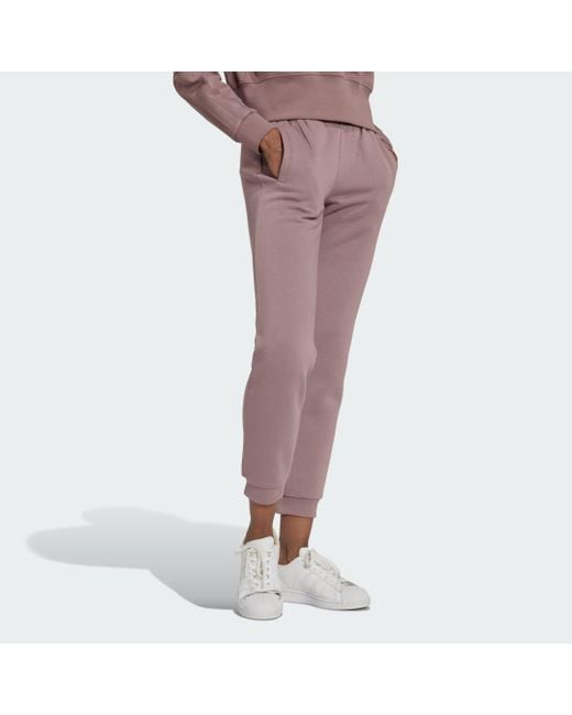 adidas Adicolor Essentials Fleece Jogginghose in Lyst Lila Slim DE 