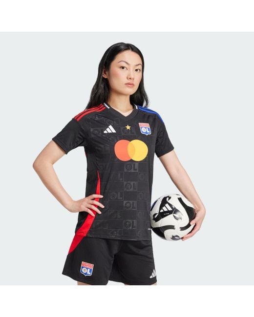 Adidas Blue Olympique Lyonnais 24/25 Away Jersey