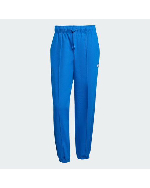 Adidas Blue Real Madrid Terrace Icons Drill Tracksuit Bottoms for men