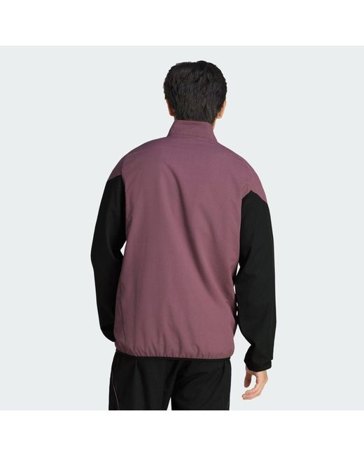 Adidas Purple Real Madrid Tiro 25 Competition Presentation Jacket for men