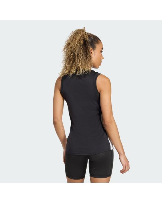 Adidas Blue Quickset Sleeveless Volleyball Jersey