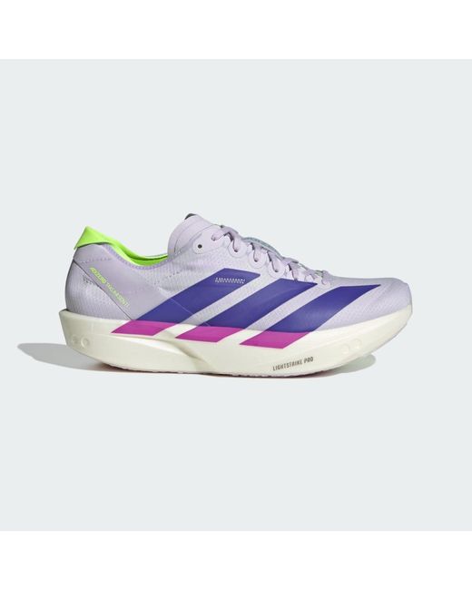 Adidas Blue Adizero Takumi Sen 11 Running Shoes