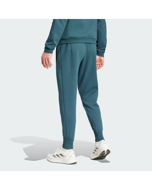 Adidas Blue Italy Travel Tracksuit Bottoms for men